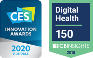 Selected as a CES 2020 Innovation Awards Honoree for Wearable Technology Developed Just for Seniors, Digital Health 150 - CBInsights 2019