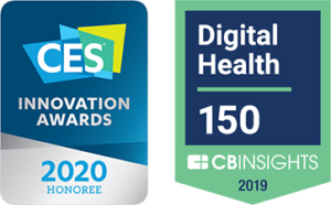 Selected as a CES 2020 Innovation Awards Honoree for Wearable Technology Developed Just for Seniors, Digital Health 150 - CBInsights 2019