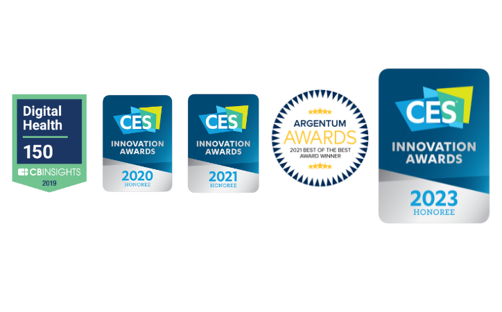 CarePredict Awards 2023 - CB Insights Digital 150, CES Innovation Awards and Argentum Best of Best Awards